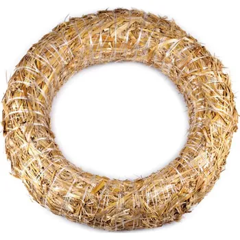 Slaměný věnec Ø50 cm, barva přírodní