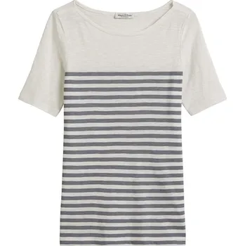 Tričko Marc O´Polo Weiß/ Grau 7206219 XL