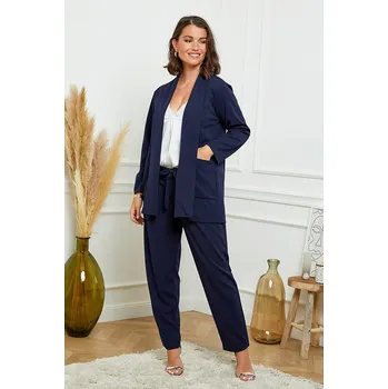 Dámská vesta Bunda Curvy Lady Dunkelblau 6495306 40/42