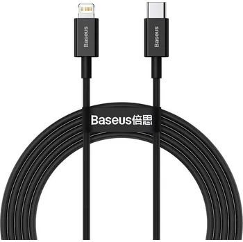 Datový kabel Baseus Superior Series rychlonabíjecí kabel USB-C/Lightning 20W 2m černá