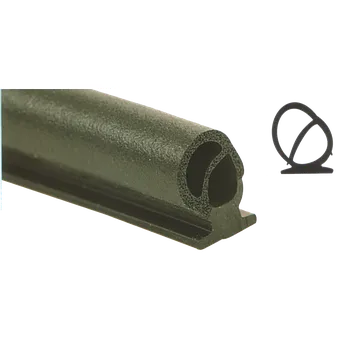 Stavební profil Plastový profil černý Parapress