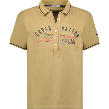 Dámská móda Tričko Geographical Norway Beige 4918954 M