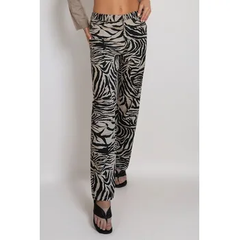 Dámské kalhoty Monki Grau/ Schwarz 3443447 38