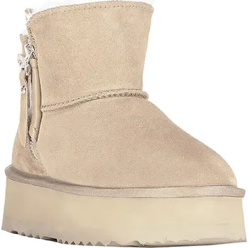 Dámské kozačky Boty Geographical Norway Beige 2072947 39