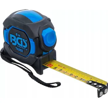 metr Svinovací metr 25 mm x 8 m ocelová páska BGS TECHNIC 8 metrů