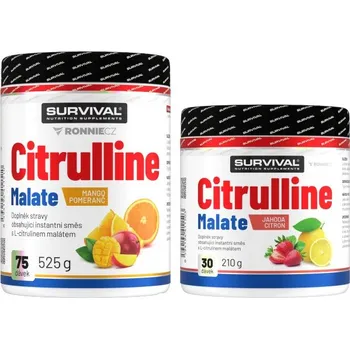 Aminokyselina Survival Citrulline Malate - akce 525 g + 210 g zdarma Velikost: 1 pack