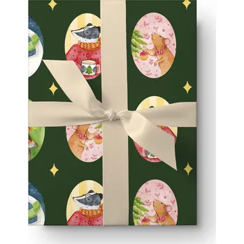Balící papír ePiPí Vánoční balicí papír - Vánoční zvířátka
