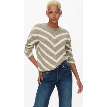 Dámské oblečení ONLY Taupe/ Creme 138017 M