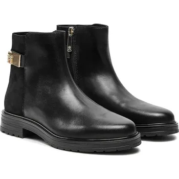 Dámské kozačky Boty Tommy Hilfiger Shoes Schwarz 9578188 37