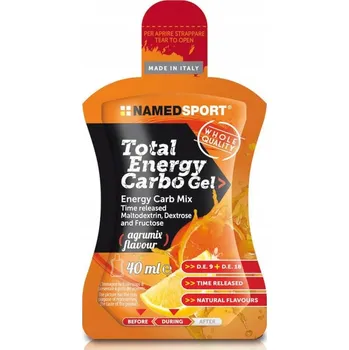 NAMEDSPORT Total Energy Carbo Gel 40ml ENERGETICKÝ GEL S CARB MIXEM NA TRÉNINK