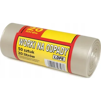 Pytle na odpadky PYTLE NA ODPAD UNIVERZÁLNÍ PRŮHLEDNÉ 20L x 50 KUSŮ