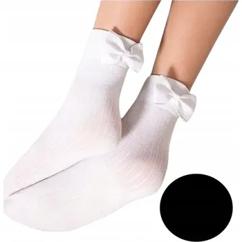 Podprsenka KNITTEX dívčí ponožky BOWIE černé s MAŠLIČKA VISKÓZA 18-22