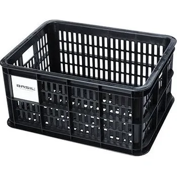 brašna na kolo Basil přepravka na nosič S (black)