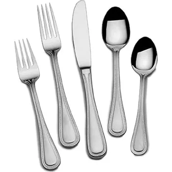 Příbor Sada příborů, 20 kusů pro 4 lidi, nerezová ocel se starobylým finišem