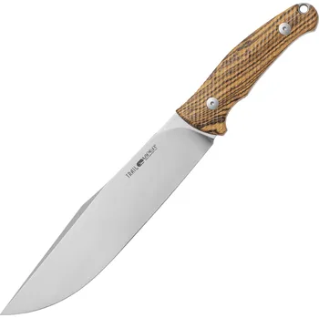 Outdoorové vybavení Viper Trail Clip Point Satin N690Co, Bocote Wood, Kožené pouzdro VT4068BC