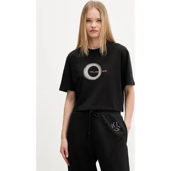 Pánské tričko Tričko Karl Lagerfeld Jeans A4W17011 černá 99X, vel. M