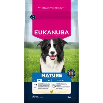 Krmivo pro psa Krmivo Eukanuba Mature Medium s kuřecím 3kg