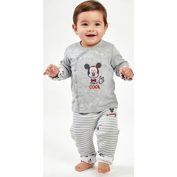 Mickey Mouse Disney Baby šedý chlapecký set Velikost: 67