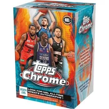 Sběratelská karetní hra 2024/25 Topps Chrome NBL Basketball Blaster Box
