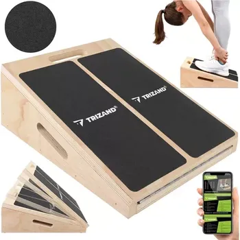 Dřevěná šikmá deska na protažení lýtek TRIZAND