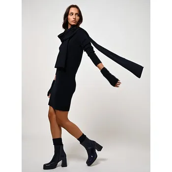 Šála AUTHENTIC CASHMERE Dunkelblau - (L)200 x (B)30 cm 846881 onesize