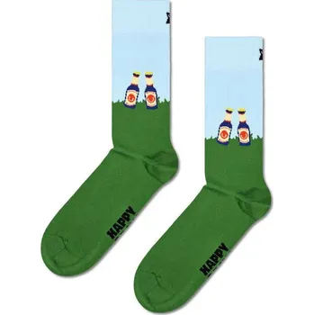 Pánská móda Ponožky Happy Socks Hellblau/ Grün 3937583 36