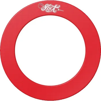 Shot 1pce Dartboard Surround Red