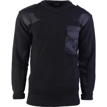 Pánský svetr Svetr BW ACRYL s kapsou ČERNÝ vel. 58 (Svetr BW ACRYL s kapsou ČERNÝ vel. 58)