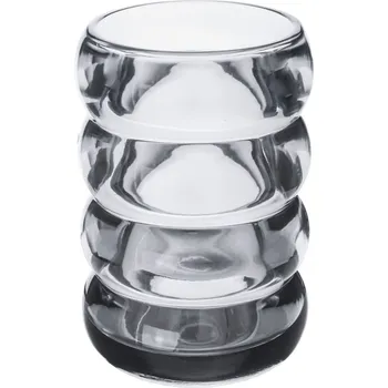 Držák na kartáček Kleine Wolke Verro kelímek na kartáčky průhledná-šedá 8691146852