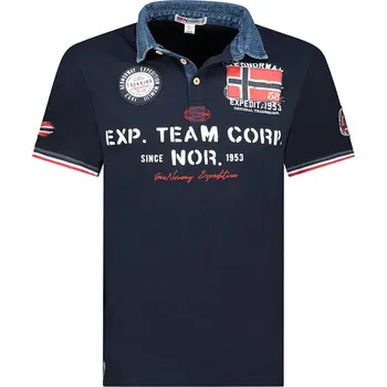 Pánské tričko Tričko Geographical Norway Dunkelblau 3356419 M