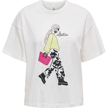 Tričko ONLY Weiß 7634291 XL