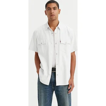 Pánská móda Košile Levi's Weiß 1130849 L