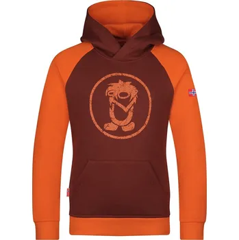 Dívčí mikina Trollkids Braun/ Orange 8069247 104