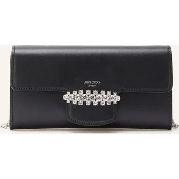 Kabelka Jimmy Choo Dámská Peněženka Bing Na Zavěšení, černá, one size