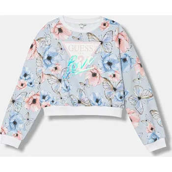 Chlapecká mikina Dětská bavlněná mikina Guess J6RQ04.KA6R4.PPY2 modrá 50X, vel. 122-125