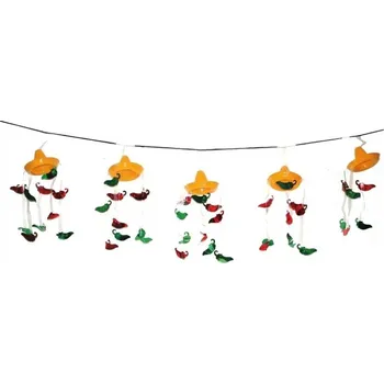 Plastová dekorace girlanda 3D Mexiko 365 cm