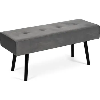 Taburet Vikio Lavice čalouněná 100x43x34 šedá HBK109S