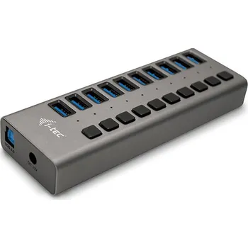 i-tec USB 3.0 nabíjecí HUB 10 Port + napájecí adaptér 48 W