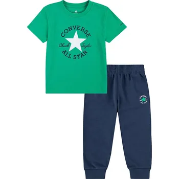 Oblečení a móda Tričko Converse Grün/ Dunkelblau 2693064 110