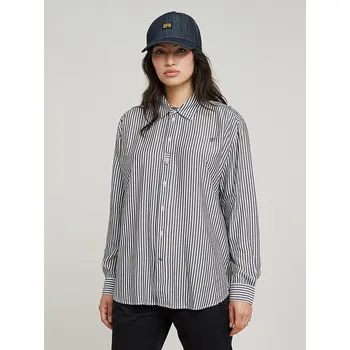 Dámská košile Košile G-Star Schwarz/ Weiß 6540063 XL