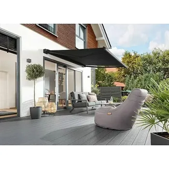 Markýza Sunfun Kazetová markýza Elba, černá, šířka: 5 m, výsuv: 3,5 m&nbsp;535NMONOI562