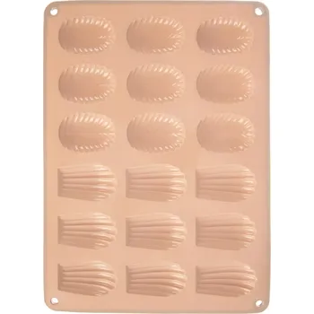 Silikonová forma na sušenky a pralinky, béžová 34 × 25 × 1 cm