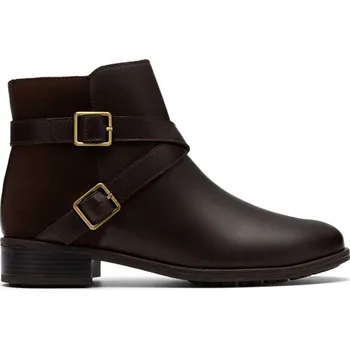 Dámské kozačky Boty Clarks Braun 355893 37.5