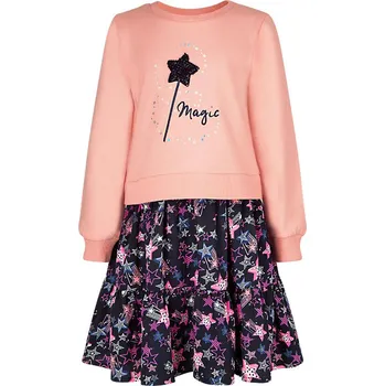 Dívčí šaty happy girls by Eisend Rosa/ Dunkelblau 8269330 116