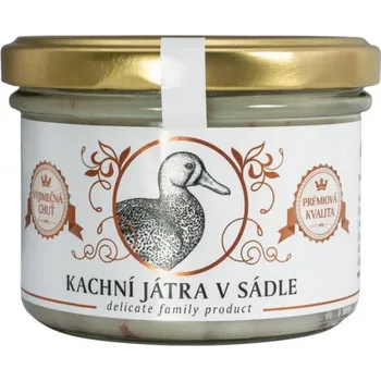 Kachní játra v sádle 140g