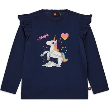 Oblečení a móda Tričko LEGO Dunkelblau 6040183 116