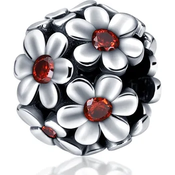 Přívěsek Přívěsky Stříbro 925 Přívěsek Korálek Kytičky