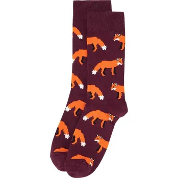 Pánská móda Ponožky Happy Socks Pflaume/ Orange 3585311 36