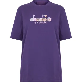 Dámské tričko Tričko Diadora Purple Glass 7738427 8 (XS)