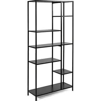 regál Vikio Regál kov 165x80x30 černý HRL110C-B